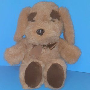 VINTAGE 1989 FORDLET BROWN DOG PLUSH STUFFED TOY
